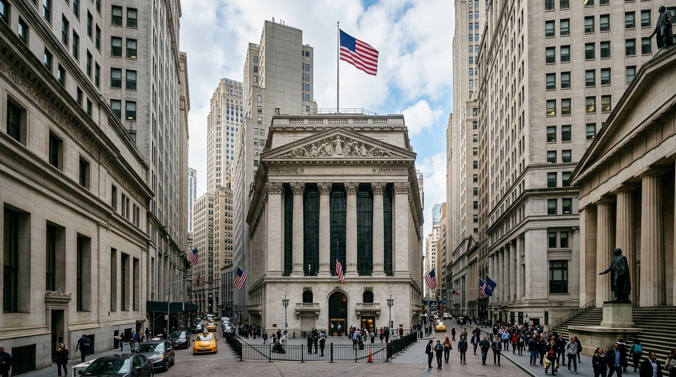Wall Street New York Stock Exchange building
